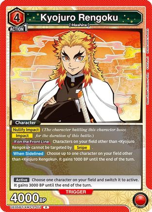 Kyojuro Rengoku (011) (UE05BT/KMY-2-011) [Demon Slayer: Kimetsu no Yaiba] Foil - Deck Out Gaming