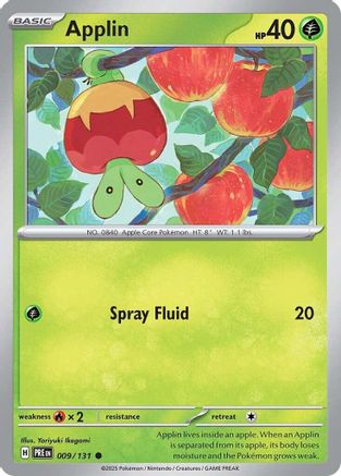 Applin (9) [SV: Prismatic Evolutions] Reverse Holofoil - Deck Out Gaming