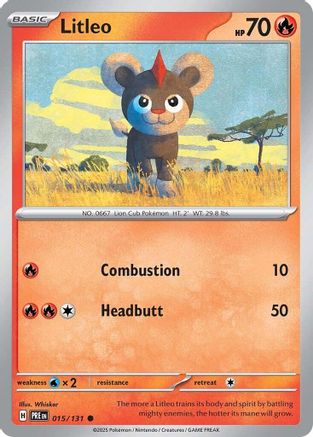 Litleo (15) [SV: Prismatic Evolutions] - Deck Out Gaming