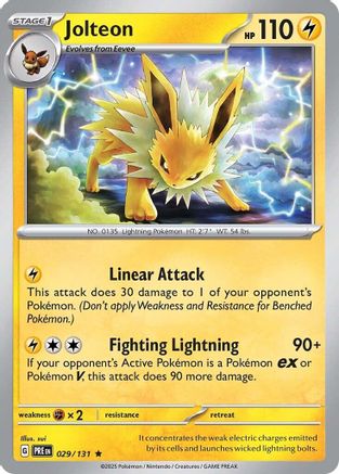 Jolteon (29) [SV: Prismatic Evolutions] Holofoil - Deck Out Gaming