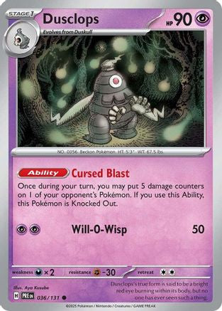 Dusclops (36) [SV: Prismatic Evolutions] Reverse Holofoil - Deck Out Gaming