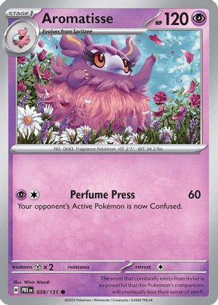 Aromatisse (39) [SV: Prismatic Evolutions] Reverse Holofoil - Deck Out Gaming