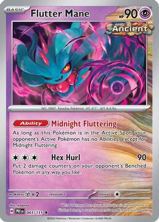 Flutter Mane (43) [SV: Prismatic Evolutions] Reverse Holofoil - Deck Out Gaming