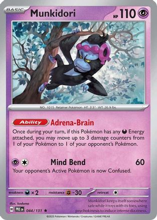 Munkidori (44) [SV: Prismatic Evolutions] Holofoil - Deck Out Gaming