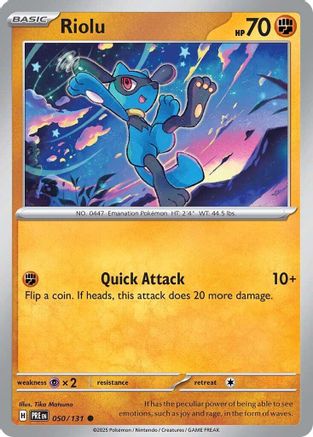 Riolu (50) [SV: Prismatic Evolutions] - Deck Out Gaming