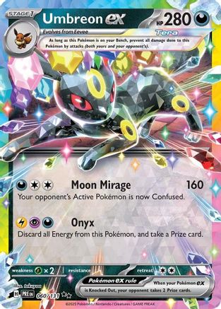 Umbreon ex - 060/131 (60) [SV: Prismatic Evolutions] Holofoil - Deck Out Gaming
