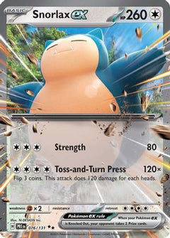 Snorlax ex (76) [SV: Prismatic Evolutions] Holofoil - Deck Out Gaming