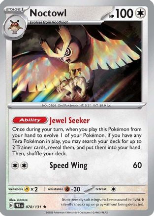Noctowl (78) [SV: Prismatic Evolutions] Holofoil - Deck Out Gaming