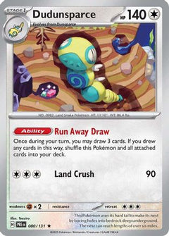 Dudunsparce (80) [SV: Prismatic Evolutions] Reverse Holofoil - Deck Out Gaming