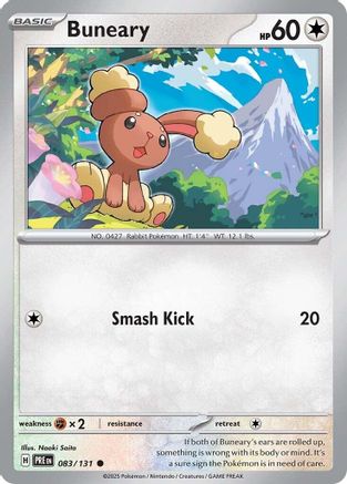 Buneary (83) [SV: Prismatic Evolutions] Reverse Holofoil - Deck Out Gaming