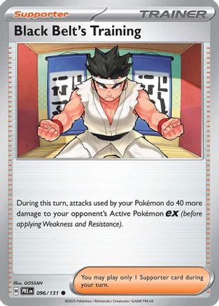 Black Belt's Training - 096/131 (96) [SV: Prismatic Evolutions] - Deck Out Gaming