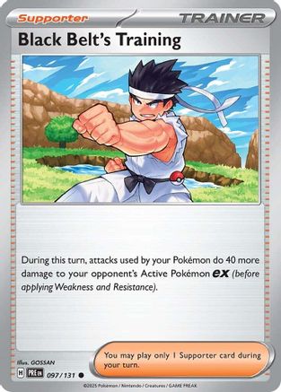 Black Belt's Training - 097/131 (97) [SV: Prismatic Evolutions] - Deck Out Gaming