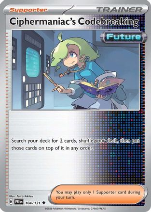 Ciphermaniac's Codebreaking (104) [SV: Prismatic Evolutions] - Deck Out Gaming