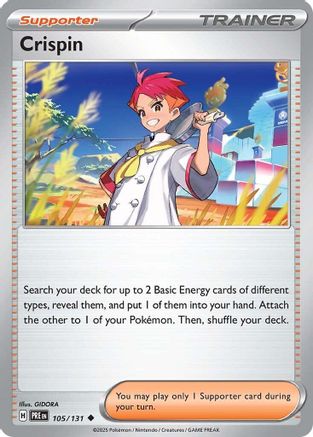 Crispin - 105/131 (105) [SV: Prismatic Evolutions] - Deck Out Gaming