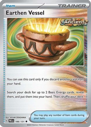 Earthen Vessel (106) [SV: Prismatic Evolutions] - Deck Out Gaming
