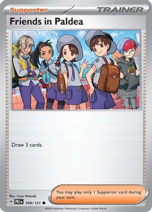 Friends in Paldea - 109/131 (109) [SV: Prismatic Evolutions] Reverse Holofoil - Deck Out Gaming