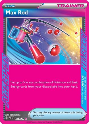 Max Rod (116) [SV: Prismatic Evolutions] Holofoil - Deck Out Gaming