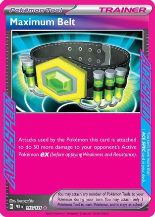 Maximum Belt (117) [SV: Prismatic Evolutions] Holofoil - Deck Out Gaming