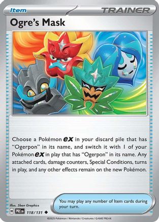 Ogre's Mask (118) [SV: Prismatic Evolutions] Reverse Holofoil - Deck Out Gaming