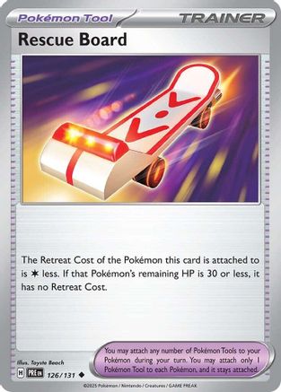 Rescue Board (126) [SV: Prismatic Evolutions] - Deck Out Gaming