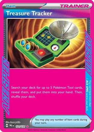 Treasure Tracker (131) [SV: Prismatic Evolutions] Holofoil - Deck Out Gaming