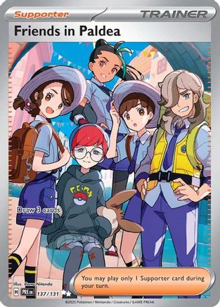 Friends in Paldea - 137/131 (137) [SV: Prismatic Evolutions] Holofoil - Deck Out Gaming