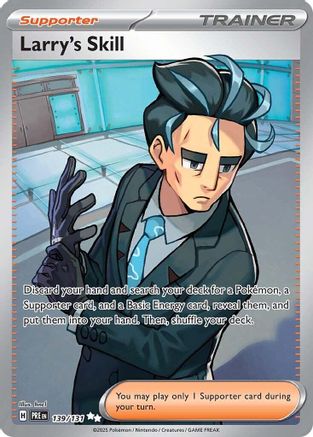 Larry's Skill - 139/131 (139) [SV: Prismatic Evolutions] Holofoil - Deck Out Gaming