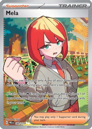 Mela (140) [SV: Prismatic Evolutions] Holofoil - Deck Out Gaming