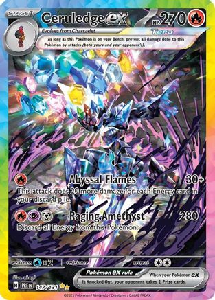 Ceruledge ex (147) [SV: Prismatic Evolutions] Holofoil - Deck Out Gaming