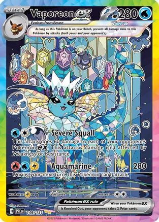 Vaporeon ex - 149/131 () [SV: Prismatic Evolutions] Holofoil