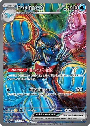 Palafin ex (151) [SV: Prismatic Evolutions] Holofoil - Deck Out Gaming