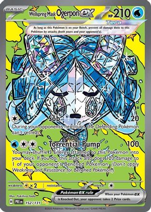 Wellspring Mask Ogerpon ex - 152/131 (152) [SV: Prismatic Evolutions] Holofoil - Deck Out Gaming