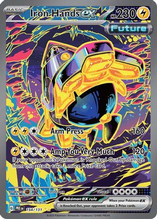 Iron Hands ex - 154/131 (154) [SV: Prismatic Evolutions] Holofoil - Deck Out Gaming