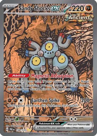 Sandy Shocks ex - 159/131 (159) [SV: Prismatic Evolutions] Holofoil - Deck Out Gaming
