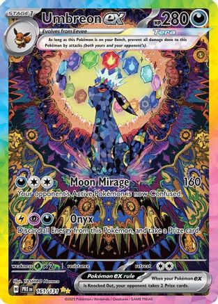 Umbreon ex - 161/131 (161) [SV: Prismatic Evolutions] Holofoil - Deck Out Gaming