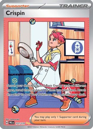 Crispin - 171/131 (171) [SV: Prismatic Evolutions] Holofoil - Deck Out Gaming