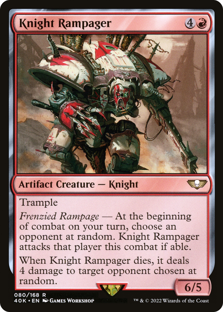 Knight Rampager (80) [Warhammer 40,000 Commander] - Deck Out Gaming