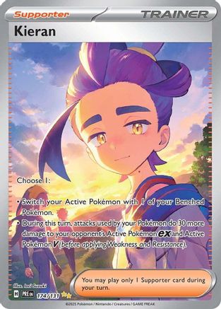 Kieran - 174/131 (174) [SV: Prismatic Evolutions] Holofoil - Deck Out Gaming