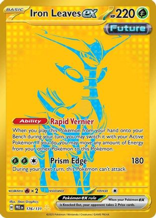 Iron Leaves ex (176) [SV: Prismatic Evolutions] Holofoil - Deck Out Gaming