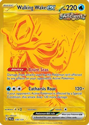 Walking Wake ex () [SV: Prismatic Evolutions] Holofoil