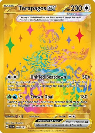 Terapagos ex - 180/131 (180) [SV: Prismatic Evolutions] Holofoil - Deck Out Gaming