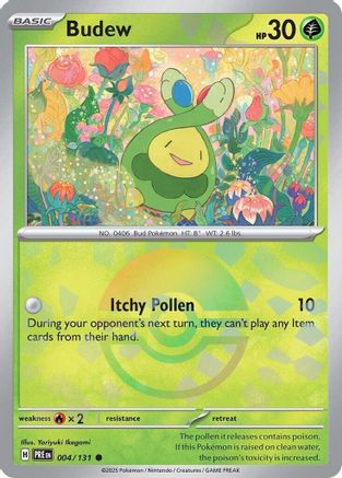 Budew (Poke Ball Pattern) (4) [SV: Prismatic Evolutions] Holofoil - Deck Out Gaming
