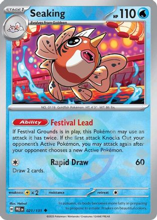 Seaking (Poke Ball Pattern) (21) [SV: Prismatic Evolutions] Holofoil - Deck Out Gaming