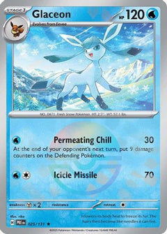 Glaceon (Poke Ball Pattern) (25) [SV: Prismatic Evolutions] Holofoil - Deck Out Gaming
