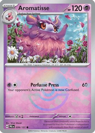 Aromatisse (Poke Ball Pattern) (39) [SV: Prismatic Evolutions] Holofoil - Deck Out Gaming