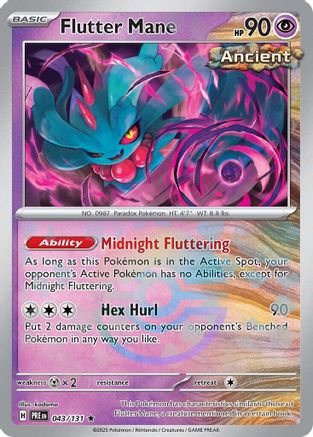 Flutter Mane (Poke Ball Pattern) (43) [SV: Prismatic Evolutions] Holofoil - Deck Out Gaming