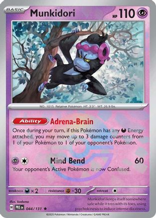 Munkidori (Poke Ball Pattern) (44) [SV: Prismatic Evolutions] Holofoil - Deck Out Gaming