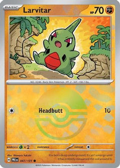 Larvitar (Poke Ball Pattern) (47) [SV: Prismatic Evolutions] Holofoil - Deck Out Gaming