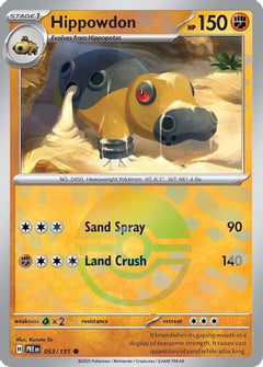 Hippowdon (Poke Ball Pattern) (53) [SV: Prismatic Evolutions] Holofoil - Deck Out Gaming