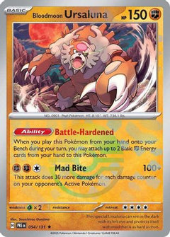 Bloodmoon Ursaluna (Poke Ball Pattern) (54) [SV: Prismatic Evolutions] Holofoil - Deck Out Gaming